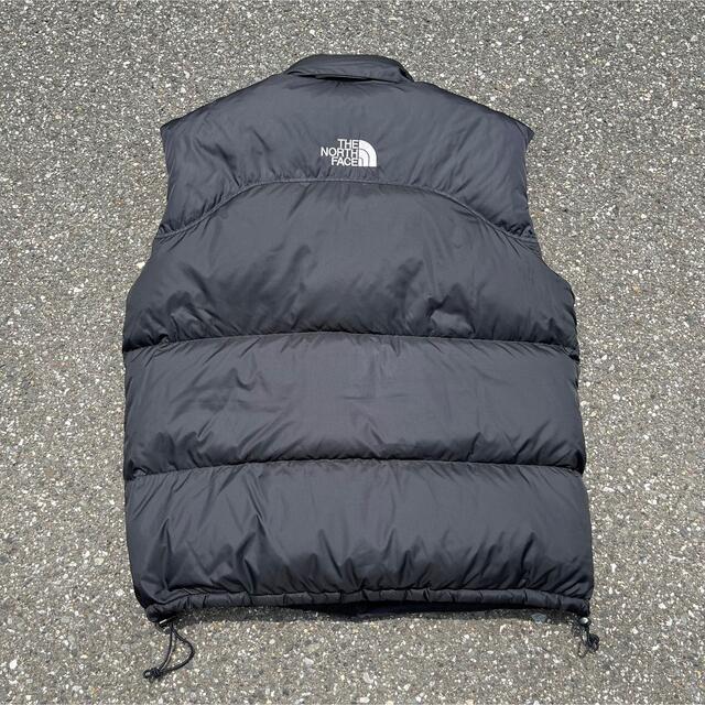 希少 THE NORTH FACE ヌプシ センターロゴ ブラック - アウター