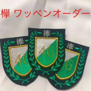 欅坂46★刺繍ワッペン★コスプレ★パーカー★Tシャツ★バッグなどに(アイドルグッズ)