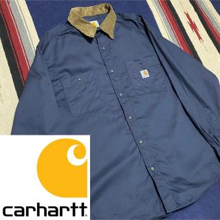 カーハート(carhartt)の90s 古着 カーハート コーデュロイ シャツ ビッグシルエット ゆるだぼ(シャツ)