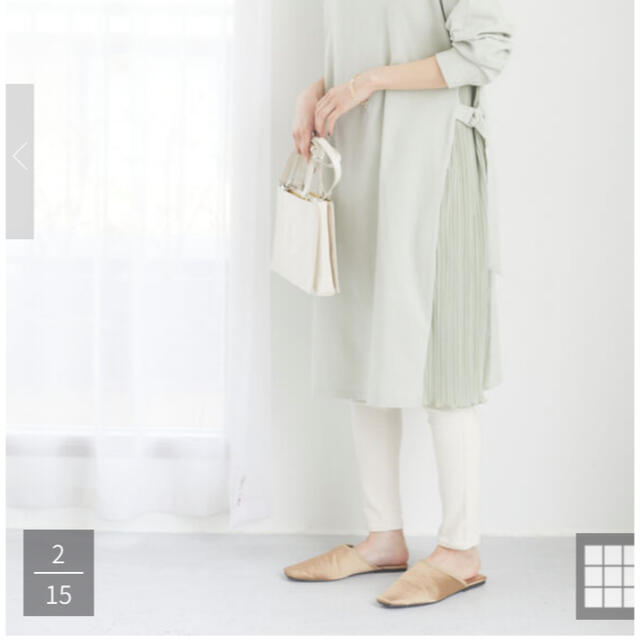 chocol raffine robe(ショコラフィネローブ)の新品 グリーンパークス アンクルストレッチ スキニーパンツ レディースのパンツ(スキニーパンツ)の商品写真