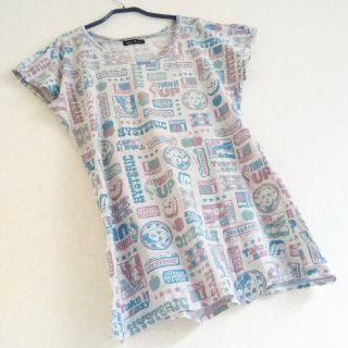 ヒステリックグラマー(HYSTERIC GLAMOUR)の◆32 レア 当時物 ヒステリックグラマー ワンピース Tシャツ カットソー 灰(カットソー(半袖/袖なし))