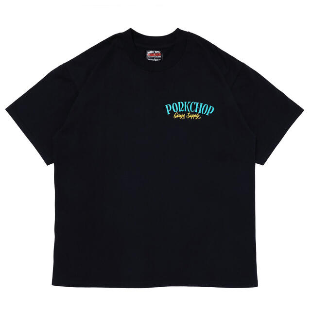 PORKCHOP ポークチョップ　PORK BACK TEE ブラック　Mサイズ