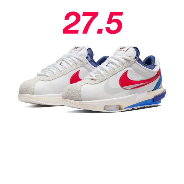 sacai(サカイ)のsacai × NIKE ZOOM CORTEZ US9.5 メンズの靴/シューズ(スニーカー)の商品写真