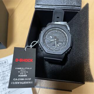 ジーショック(G-SHOCK)のカシオーク　G-SHOCK GA-2100-1A1JF ブラック(腕時計(アナログ))