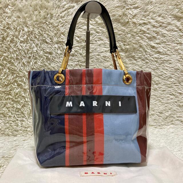 marni☆ 新品☆最終値引き早い者勝ちGLOSSY GRIPショッピングバッグ