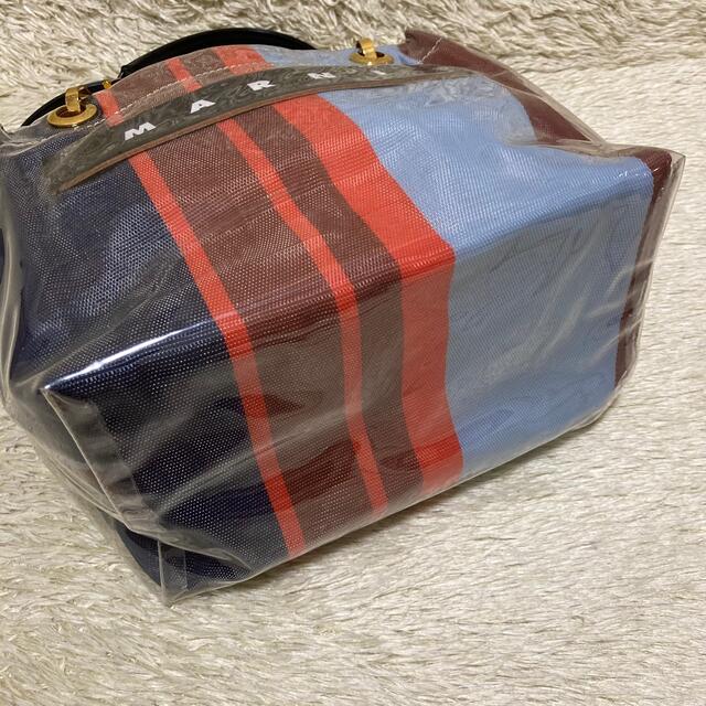 専用　保存袋　マルニ グロッシーグリップ トートバッグ PVC ラッカーレッド