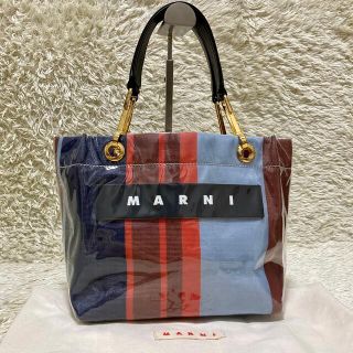 マルニ(Marni)の専用　保存袋　マルニ グロッシーグリップ トートバッグ PVC ラッカーレッド(トートバッグ)