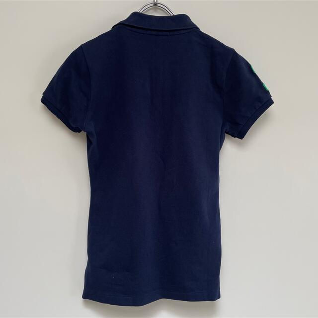 Ralph Lauren(ラルフローレン)のRALPH LAUREN 美品　ポロシャツ　ビックポニー刺繍　ネイビー　XS レディースのトップス(ポロシャツ)の商品写真