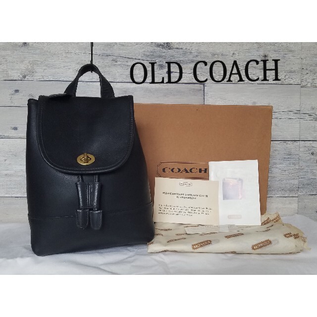 【未使用 極美品】奇跡の箱付き 9960 COACH オールドコーチ リュック