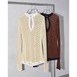 Pattern Lace Knit トゥデイフル　♡