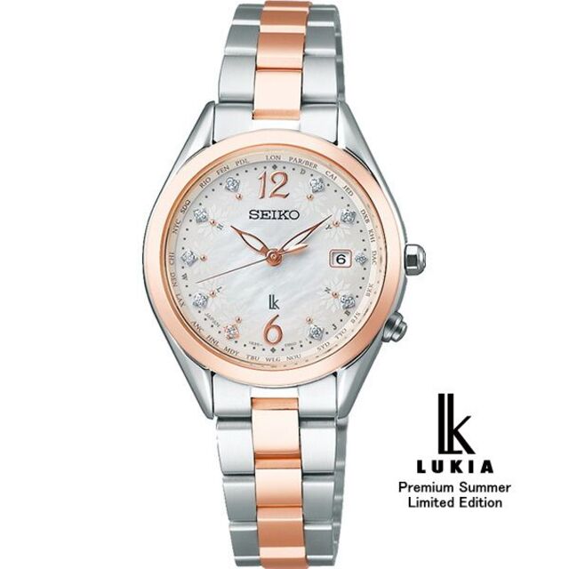 新作 SEIKO 【新品】 限定品 LUKIA ソーラー電波時計 SSQV072 SEIKO