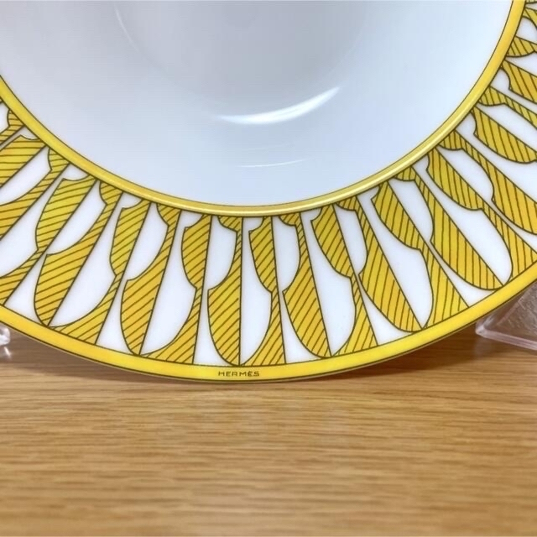 新品 ギフト包装】エルメス ソレイユ ドゥ エルメス スーププレート