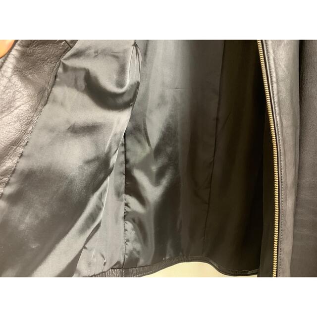 STUDIOUS(ステュディオス)のSTUDIOUS ソフトラムシングルライダース-made in japan- メンズのジャケット/アウター(ライダースジャケット)の商品写真