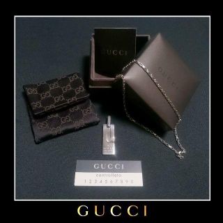 グッチ(Gucci)のyu様専用【GUCCI♡グッチ】 Gプレートシルバーネックレス&キーケース(ネックレス)