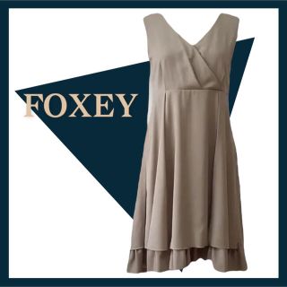 FOXEY - フォクシーニューヨーク、カシュクールワンピース、サイズ40