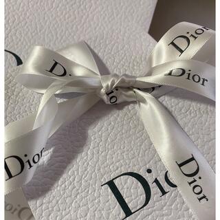 ディオール(Dior)のDior ディオール 定番　ホワイトサテンリボン　3m(ラッピング/包装)
