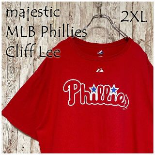 マジェスティック(Majestic)のMLB Philadelphia Phillies Tシャツ クリフ・リー(Tシャツ/カットソー(半袖/袖なし))