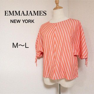 エマジェイム(EMMAJAMES)のEMMAJAMES NEWYORK ブラウス 赤 レディース(シャツ/ブラウス(長袖/七分))