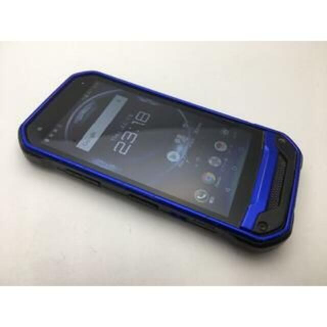 京セラ(キョウセラ)の◆SIMフリー中古au京セラ TORQUE G03 KYV41 ブルー 321 スマホ/家電/カメラのスマートフォン/携帯電話(スマートフォン本体)の商品写真