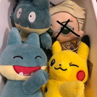 ポケモン(ポケモン)のゴンベ　ピカチュウ　マスコット　ぬいぐるみ　セット(ぬいぐるみ)