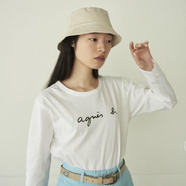 agnes b.(アニエスベー)のagnes b. S137 TS レディース長袖ロゴTシャツ レディースのトップス(Tシャツ(長袖/七分))の商品写真