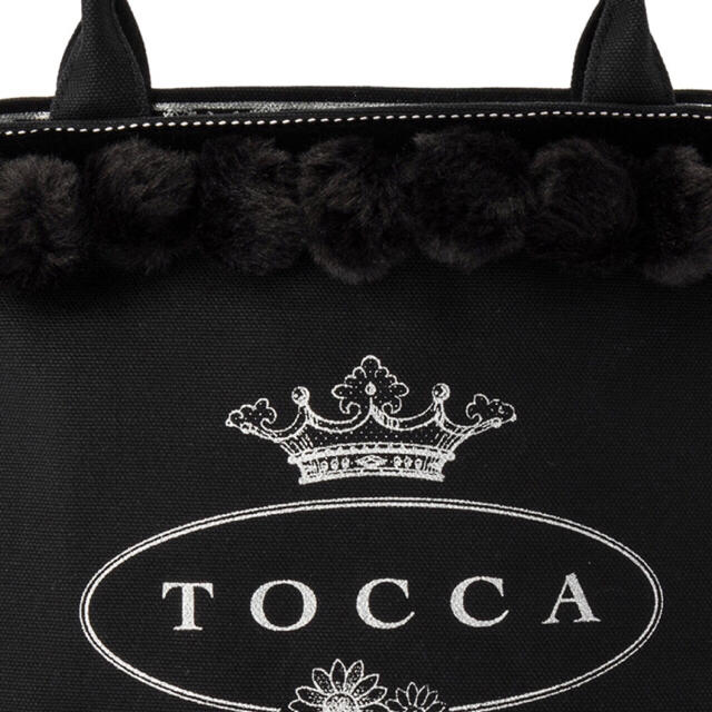 TOCCA(トッカ)の❤︎よよたん様専用❤︎新品未使用❤︎TOCCA❤︎ポンポン ロゴ トートバック レディースのバッグ(トートバッグ)の商品写真