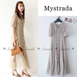 JUSGLITTY - ジャスグリッティー バックプリーツニットワンピースの JUSGLITTY - ジャスグリッティー バックプリーツニットワンピースの