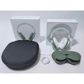にありませ Apple - 美品 保護ケース付 airpods max グリーン 箱あり