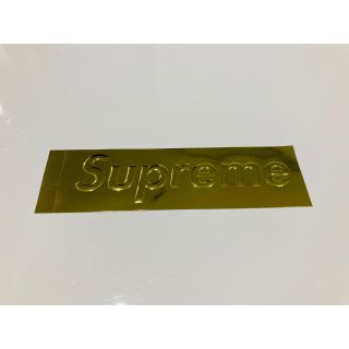 シュプリーム(Supreme)のsupremeステッカーゴールド(その他)