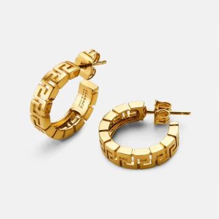 ヴェルサーチ(VERSACE)の美品！ ヴェルサーチ グレカ イヤリング ピアス フェンディ ネックレス 財布(ピアス)