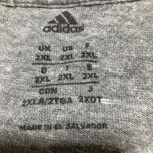 adidas(アディダス)のadidas  古着 Tシャツ  USA  2XL メンズのトップス(Tシャツ/カットソー(半袖/袖なし))の商品写真