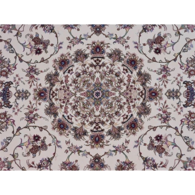 高品質、高密度！輝く、多色織絨毯！本場イラン産150×225cm-200901の通販 by プロフ必読！ジャスミンギャラリー｜ラクマ