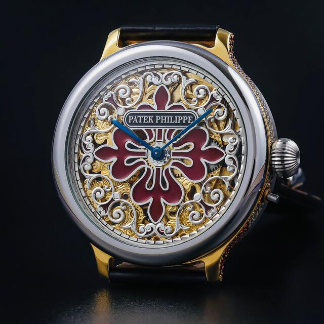 【したケース】 パテックフィリップ PATEK PHILIPPE ★アンティーク 手巻き 腕時計 あくまで
