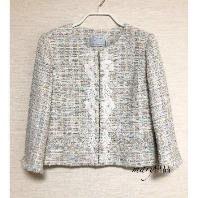 新品☆Aveniretoile☆アベニールエトワール☆ツイードジャケット☆刺繍