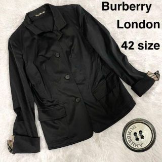 バーバリー(BURBERRY)のBURBERRY LONDON ノバチェックジャケット 水牛の角ボタン 極上美品(ブルゾン)