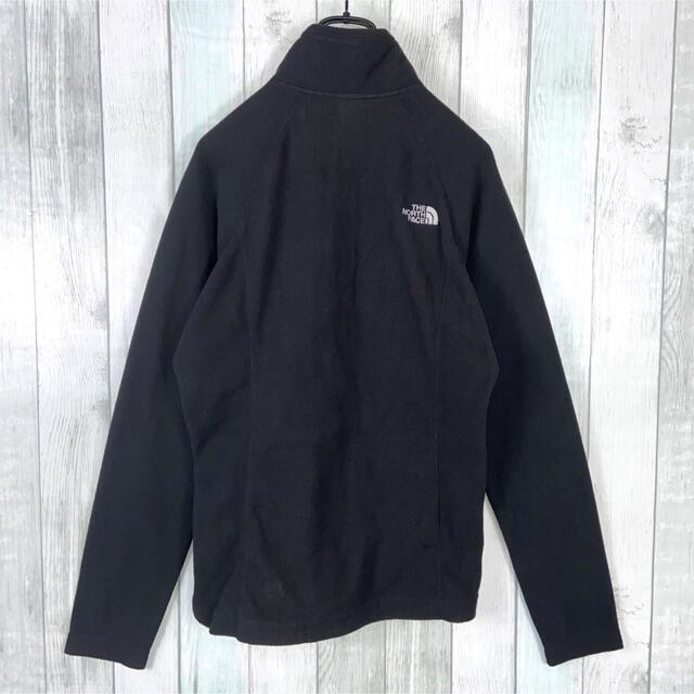 THE NORTH FACE(ザノースフェイス)のTHE NORTH FACE　フリースジャケット　ハーフジップ　胸ロゴ　古着　M レディースのトップス(トレーナー/スウェット)の商品写真