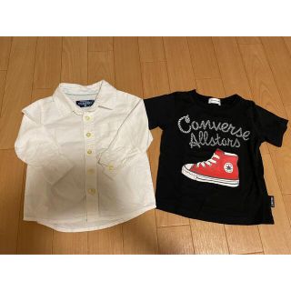 コンバース(CONVERSE)の男の子シャツ&Tシャツセット80(シャツ/カットソー)