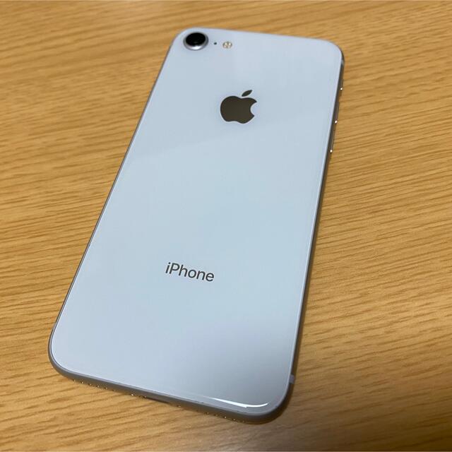 【ほぼ未使用】iPhone 8 SIMフリー ホワイト 64GB 本体のみ
