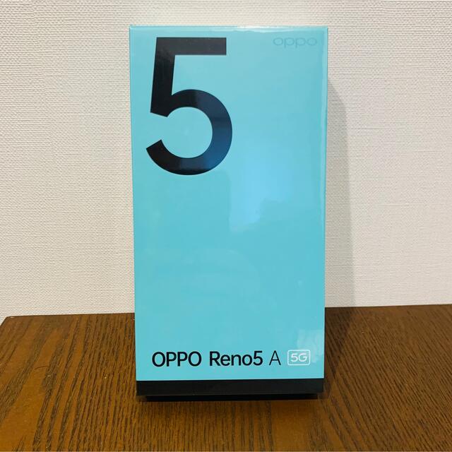 スマートフォン本体完全未開封　OPPO Reno5 A eSIM A103OP アイスブルー