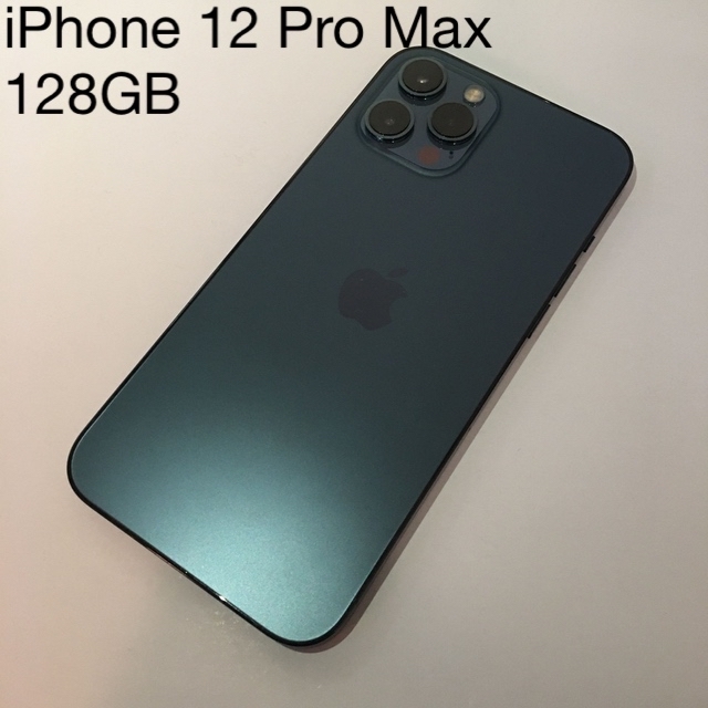 冬バーゲン☆】 Apple iPhone ソフトバンク パシフィックブルー 128GB Max Pro 12 スマートフォン本体 
