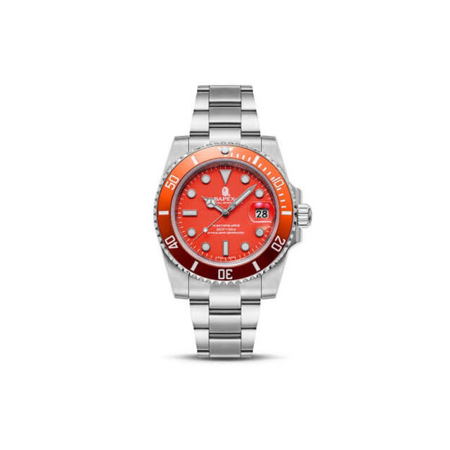 超人気の A BATHING APE - TYPE 1 BAPEX® ORANGE 腕時計(アナログ)