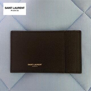 サンローラン(Saint Laurent)のサンローランパリ　フラグメント　カードケース　黒(名刺入れ/定期入れ)