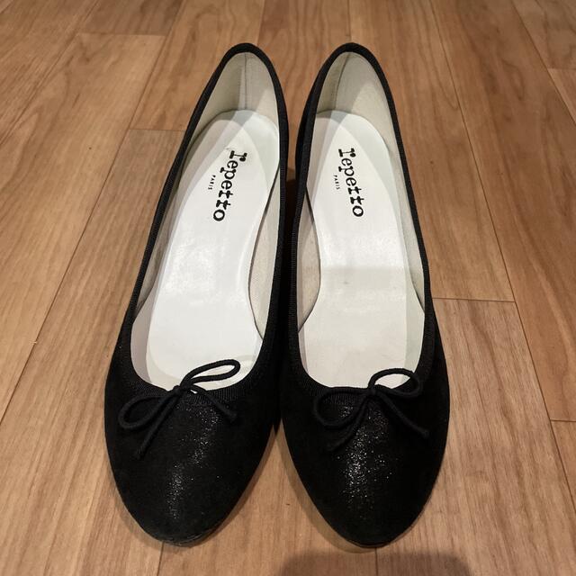 ブラックパンプスrepetto  ジゼル 39.5