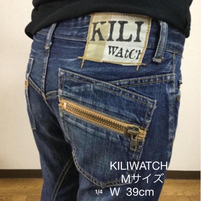KILIWATCH(キリウォッチ)の値下げ　KILIwATCH デニムパンツ　Mサイズ レディースのパンツ(デニム/ジーンズ)の商品写真