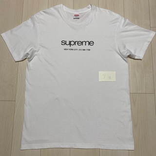 シュプリーム(Supreme)のSupreme Shop Tee White Ｌ(Tシャツ/カットソー(半袖/袖なし))