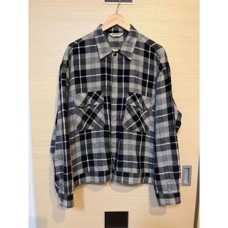 クーティー(COOTIE)のcootie Linen Check Work L/S Shirt(シャツ)