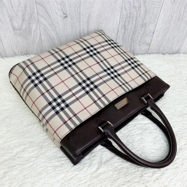 BURBERRY(バーバリー)の人気定番♡美品♡A4可♡BURBERRY ノバチェック ベージュ トートバッグ レディースのバッグ(トートバッグ)の商品写真