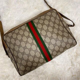 Gucci - オールドグッチ アクセコ ショルダーバッグ シェリーライン