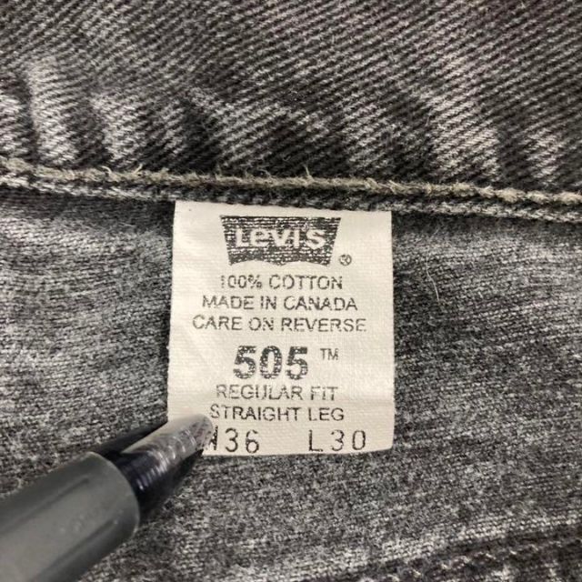 LEVI’S 505 W31 L36 / Made in CANADA