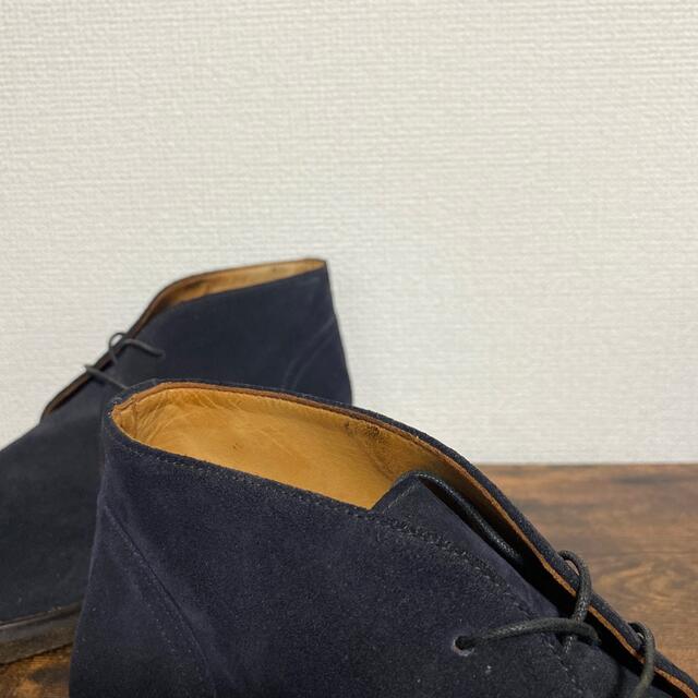 Paraboot(パラブーツ)の新品未使用 デュカルス DOUCAL'S チャッカーブーツ Navy 41  メンズの靴/シューズ(ブーツ)の商品写真